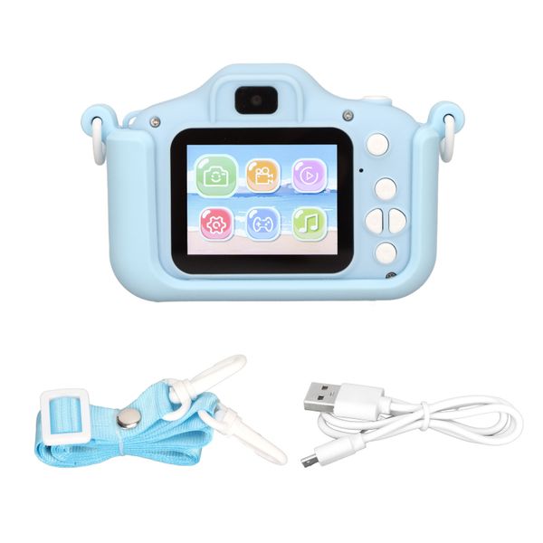 2.0in Kids Digital Camera Cute Compact Shoot Video Games MP3 Educational