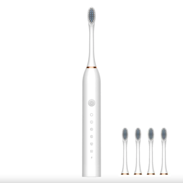 Veeway V90 Sonic Electric Toothbrush 90 Days Long Battery Life - 4 heads