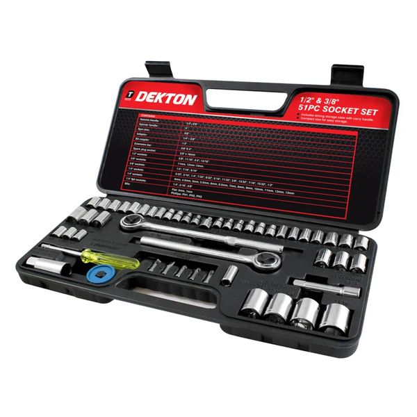 Dekton 52 Piece Socket Set