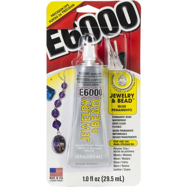E6000 Jewelry &amp; Bead Glue 1.0 fl oz (29.5ml)