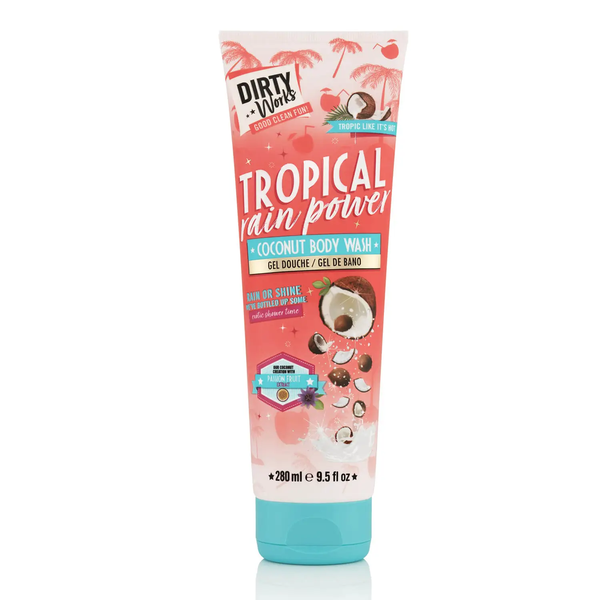 Dirty Works Tropical Rain Power Coconut Body Wash