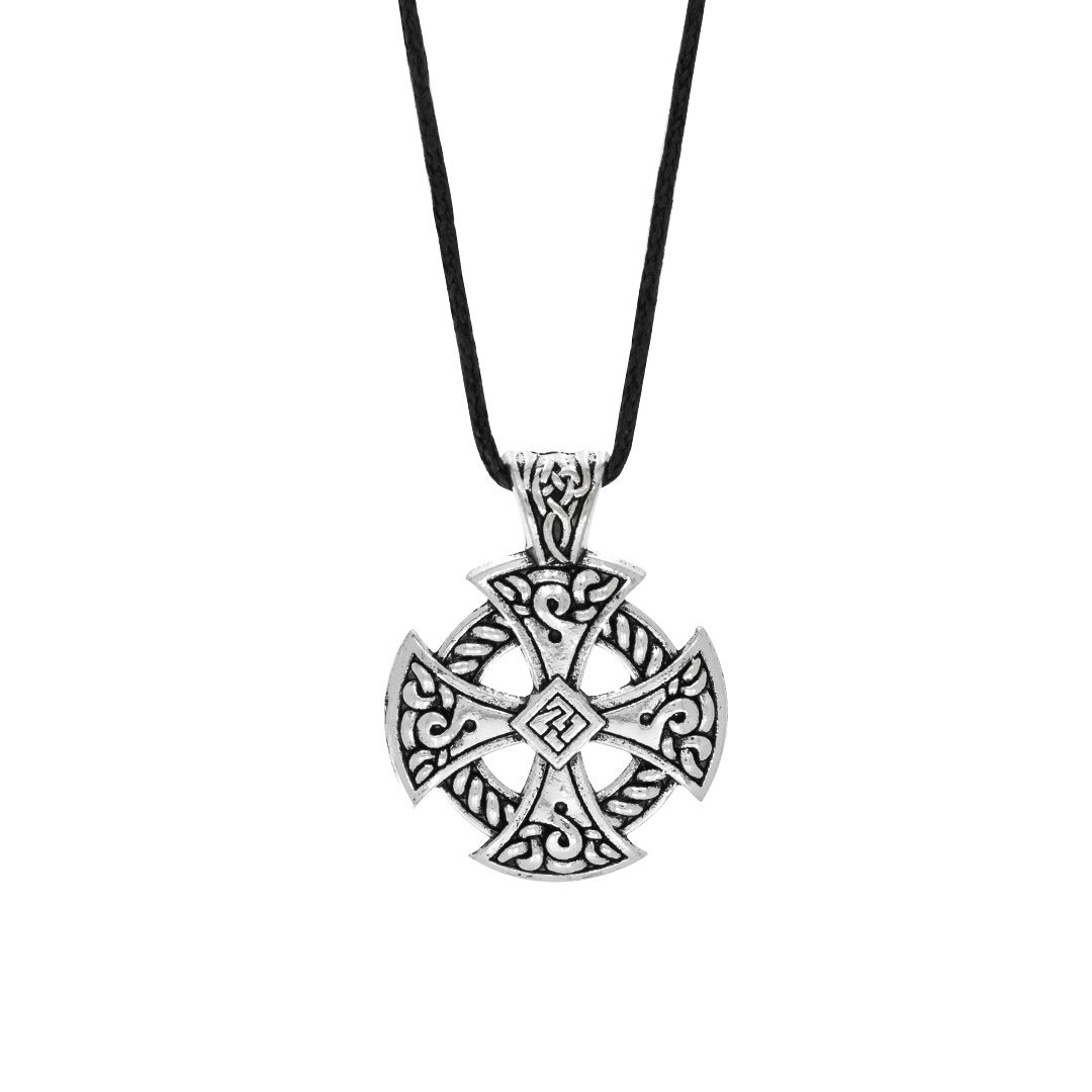 Ancient Viking/Norse/Celtic Cross Knotwork Pendant Necklace - Unisex ...