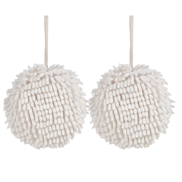 Kath On - 2 Pack Chenille Hanging Hand Ball