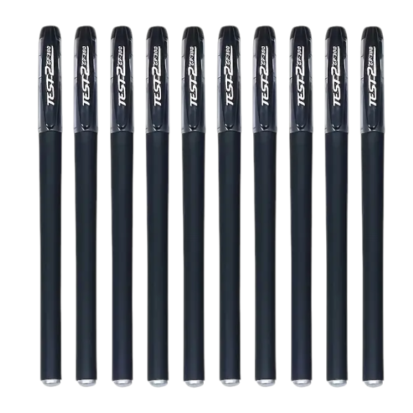 20Pcs Ultra-Smooth Matte Gel Black Ink Pen Set - Black