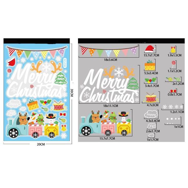 Christmas Decorative Stickers for Windows