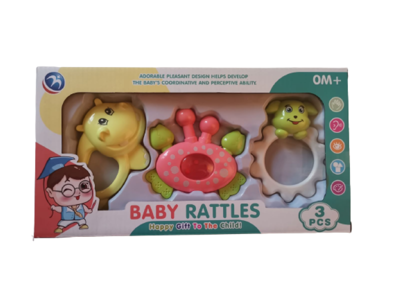Baby Rattles 3 Pieces