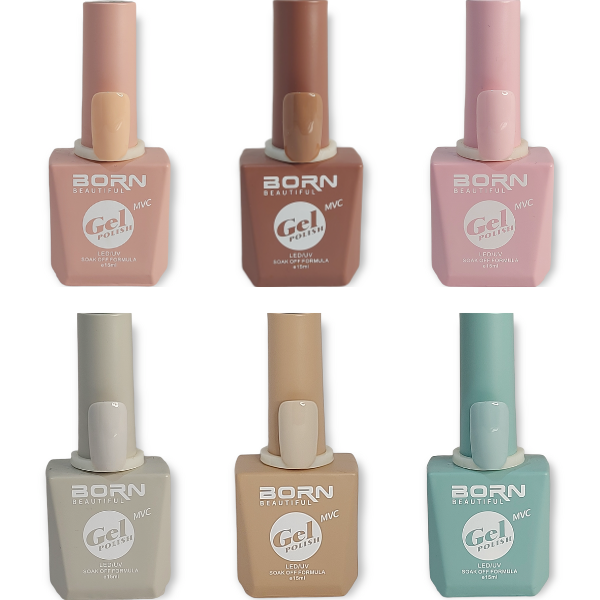 BB UV/LED Gel Nail Polish - Safari - 6 Piece - Nails by Nicole