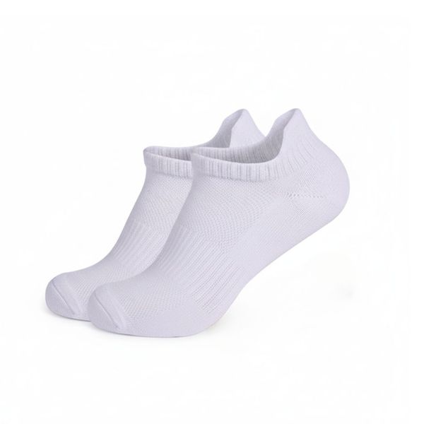 6 Pack - Breathable &amp; Cushioned Premium Low-Cut Ankle Socks - White