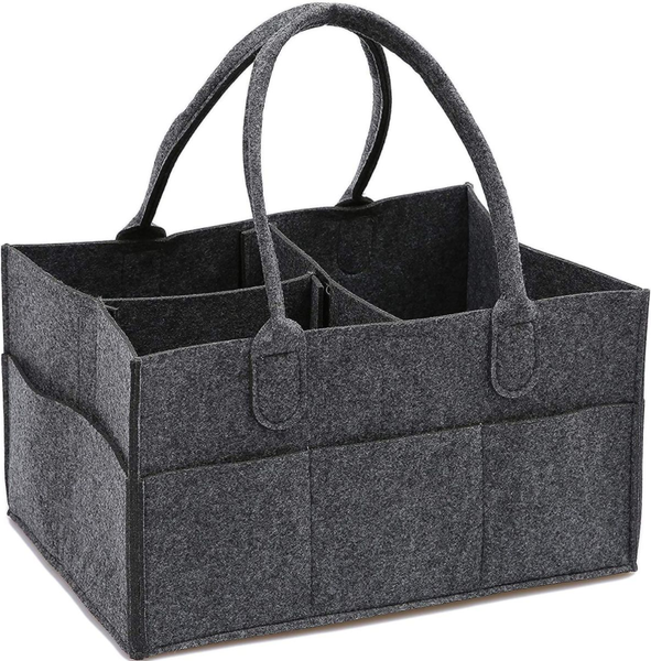 Baby Diapper Nappy Organizer - Dark Grey