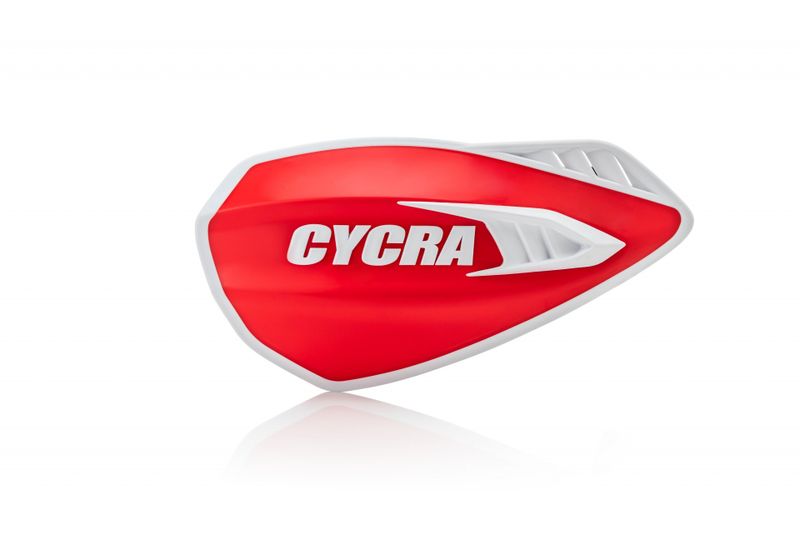 Cycra Cyclone Red/White Handguards image