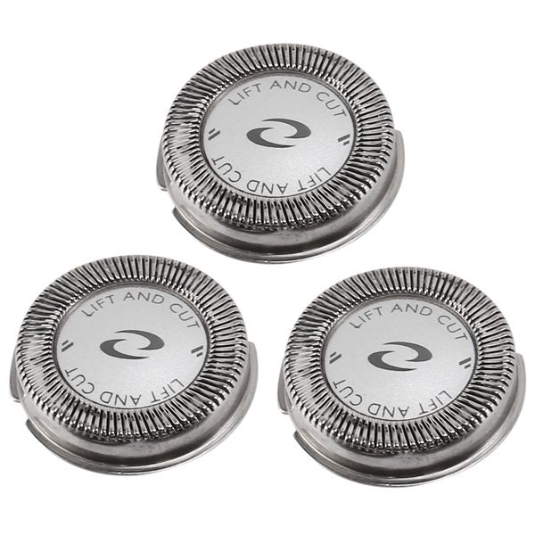 3 Pcs Replacement Shaver Blade Heads Hq64 for Philips Pt726 Pt725