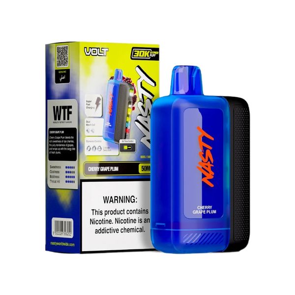 Nasty Volt 30k Disposable Vape - Cherry Grape Plum (Pack of 5)