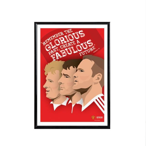 Glorious Manchester United Poster A1