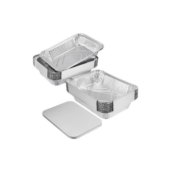 Foil Container With Board Lid - Pack Of 25