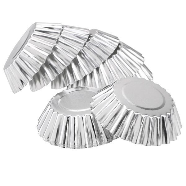 Kitchen Disposable Aluminium Quiche Tart Tins 9cm Set of 6