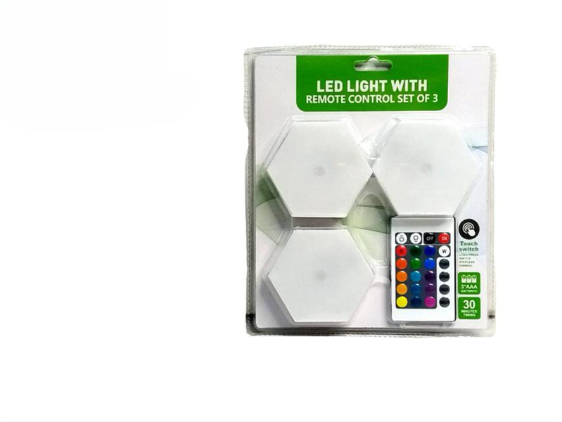 Smart Touch LED Light With Remote Control Set Of 3 TGS-023-7