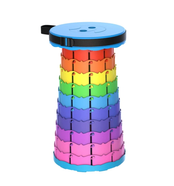 Portable Telescoping Stool Folding Camping Seat