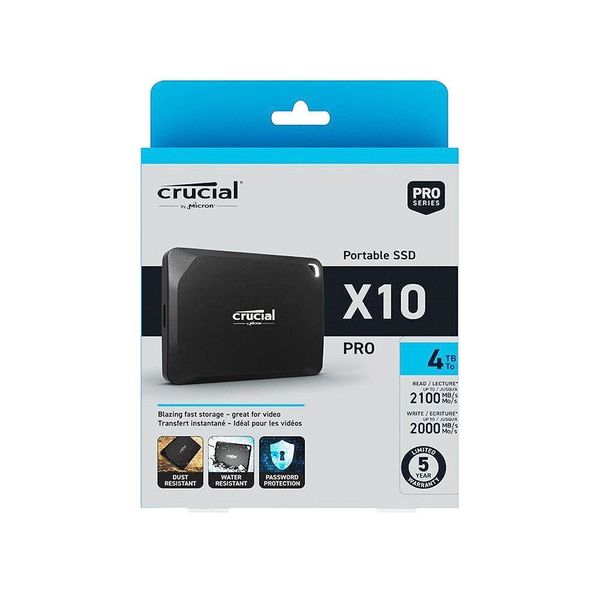 Crucial X10 Pro 4TB Type-C Portable SSD