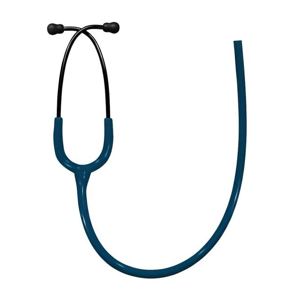Classic Stethoscope Tubing Replacement - Caribbean Blue with Black Coat