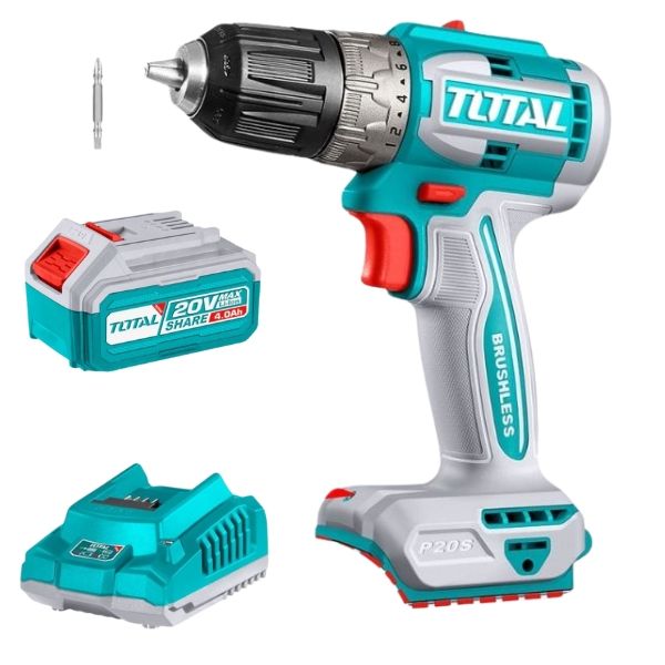 Total Tools - Cordless Brushless Drill With 4.0A image