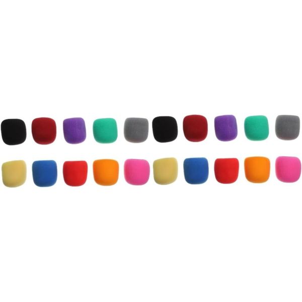 Colorful Microphone Sponge Covers for KTV, Conference Rooms