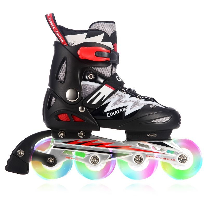 Cougar Lightning Inline Skates with all four Illuminating Wheels Shop
