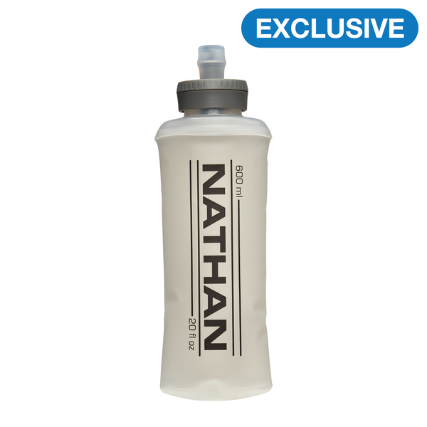 Nathan Soft Flask With Bite Top - Clear - 590ml