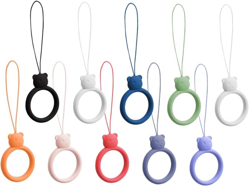 Cartoon Silicone Lanyard Phone Hanging Strap Pendant Decor