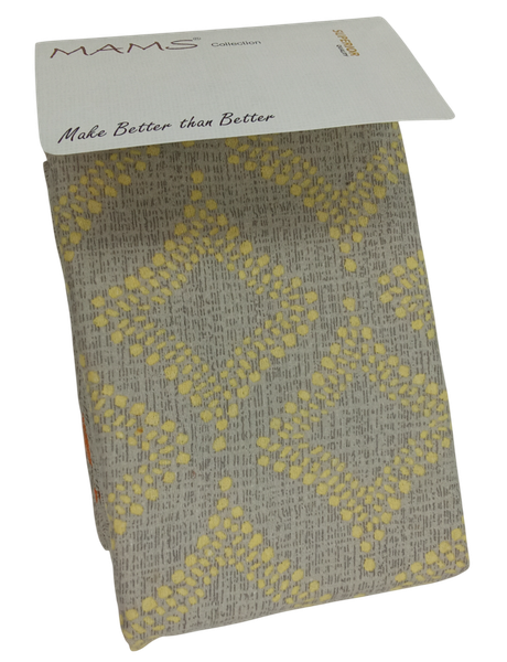 MAMS Winter Bed Sheet King Size - 270x235 cm - Yellow Dotted Color