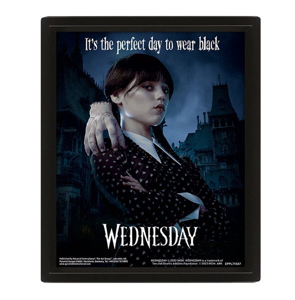 Wednesday (Perfect Day) Framed 3D Lenticular Poster (25cm x 20cm)