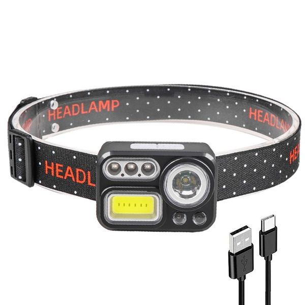 LED COB RGB Sensor Headlamp- SD