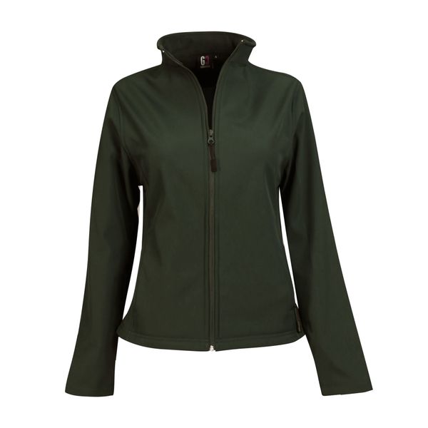 Global Citizen Ladies Katana Softshell Jacket - Dark Olive Green