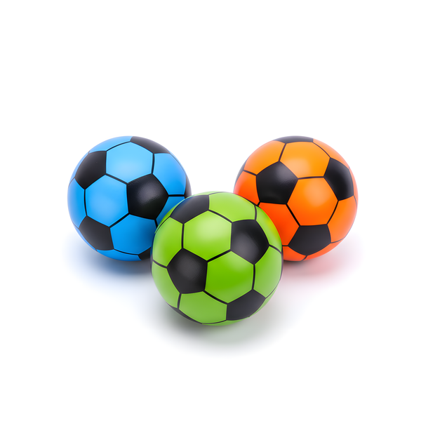 3 Pack Kids Mini Foam Soccer Balls Soft Indoor &amp; Outdoor Play Kids Toys