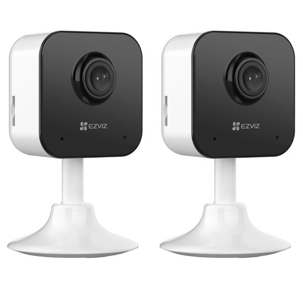 EZVIZ OutPro 2K AI WiFi Security Camera &amp; Hikvision 64GB Micro SD Card