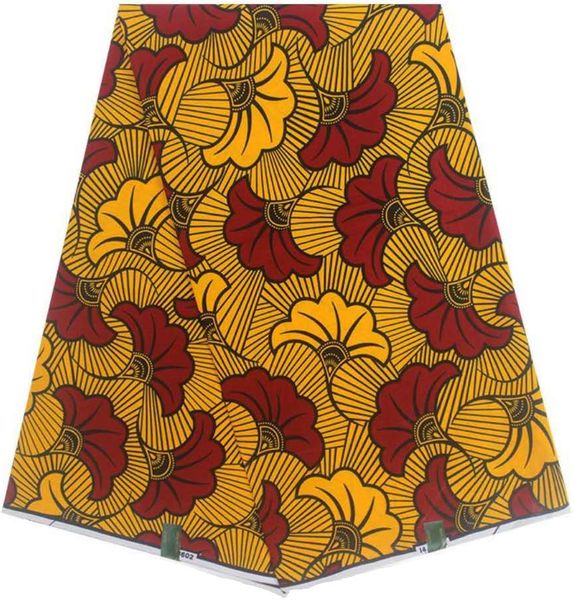 Vlisco Dutch Wax Rolls Royce/Petunia Fabric