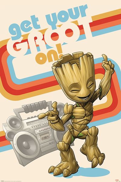 Guardians Of The Galaxy - Groot On Poster
