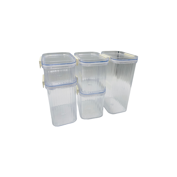 5-Piece Plastic Food Container Set