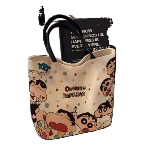 Cute cartoon canvas bag Crayon Shin-chan shoulder bag