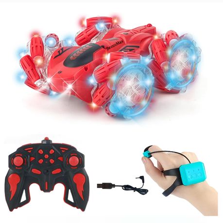 BezosMax Gesture Sensing RC Stunt Car, 360 Spins Sided Hand Controlled Image