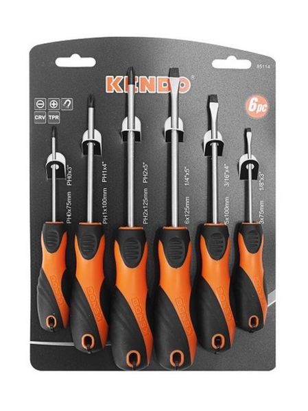 Kendo 6 Piece Screwdriver Set