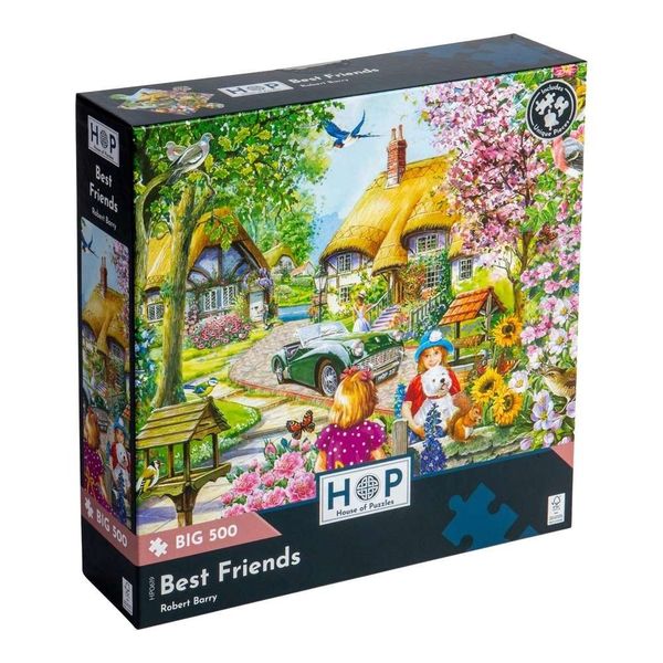House of Puzzles - Best Friends - XL Pieces - 500 Piece Jigsaw Puzzle