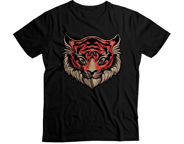 Fierce Tiger Urban Graphic T-Shirt