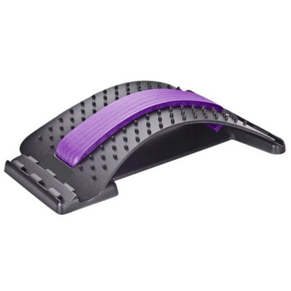 Back Spine Stretch Equipment Massager - Purple