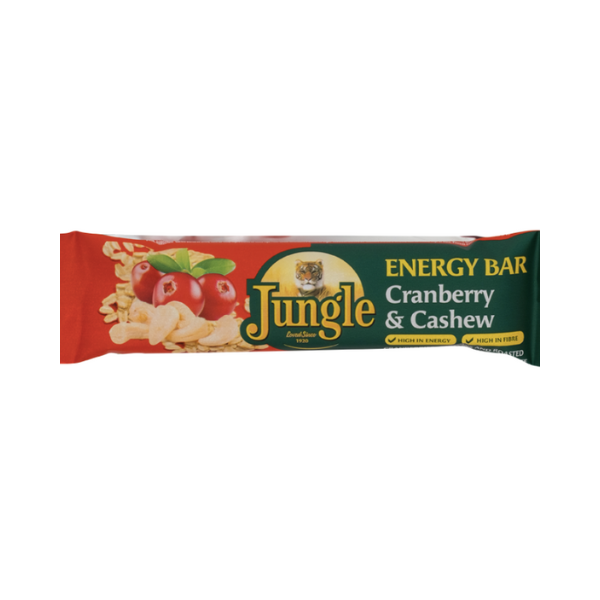 Jungle- Cranberry & Cashew Energy Bars 48 x 40g | Buy Online in South ...