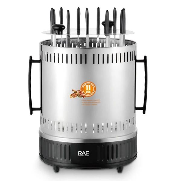 Electric Grill Automatic Rotating Smokeless BBQ Temperature Control Machine