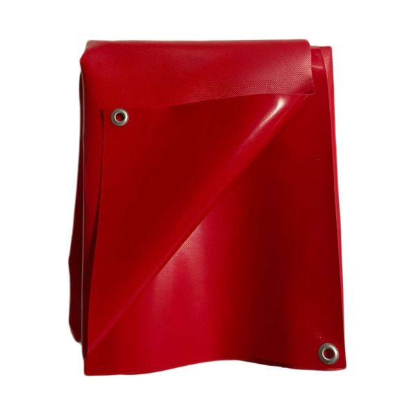 Tarp Cover Waterproof Heavy Duty 2m x 2m with Eyelets Red