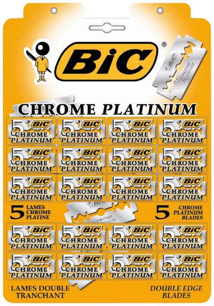 BIC Double Edge Blade Hanging Card 20 x 5