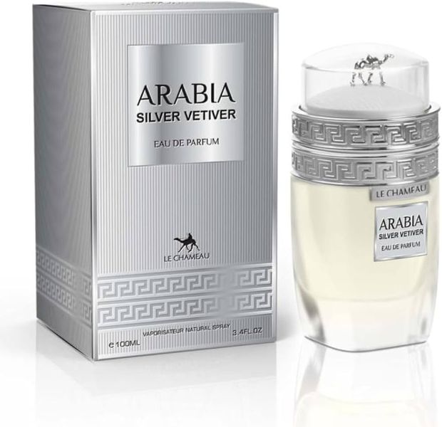 Arabia Silver Vetiver Eau De Parfum 100ml For Men