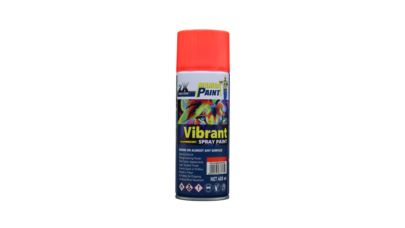 Black Mamba Spray Paint 400ml - Fluorescent Red