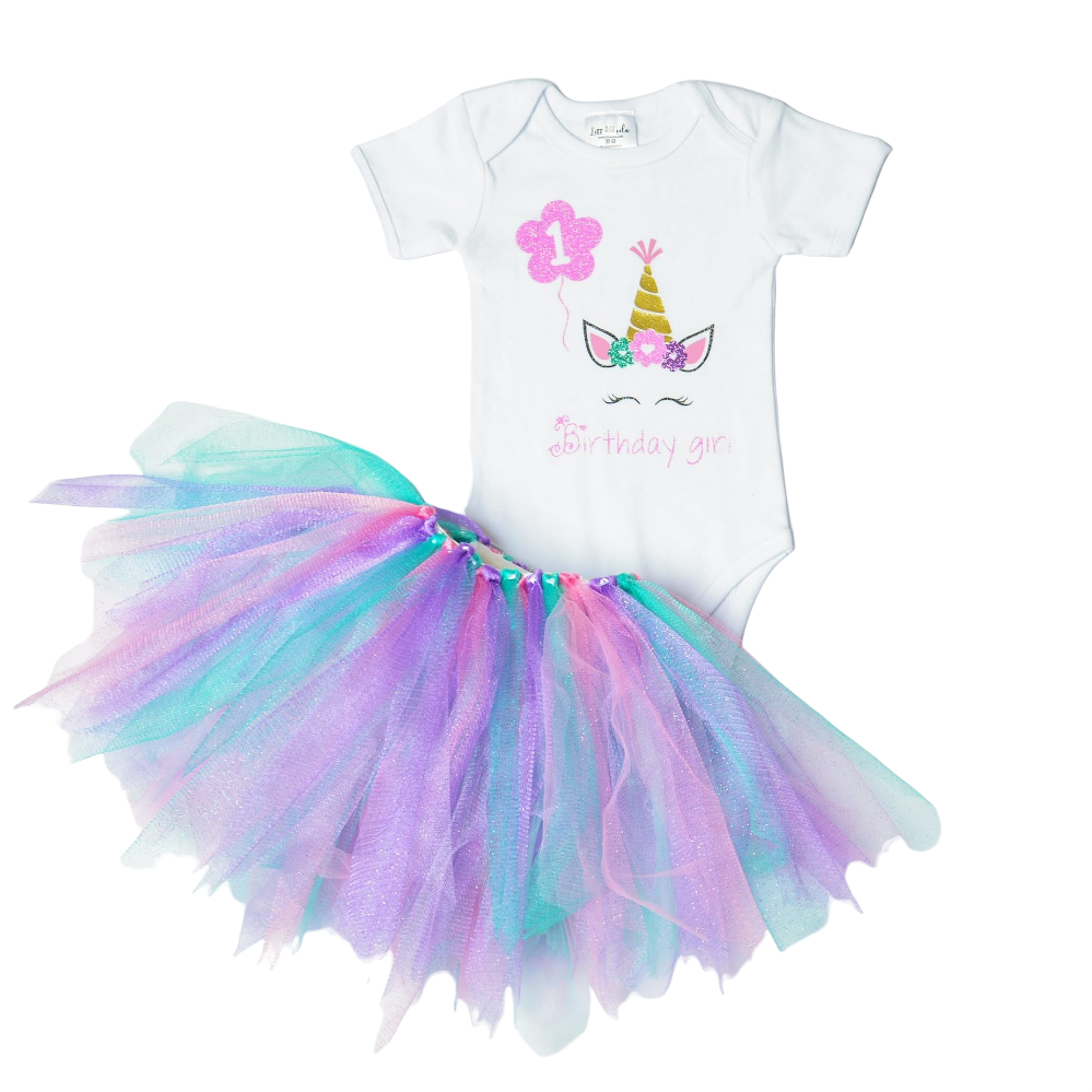 Unicorn baby birthday outlet outfit